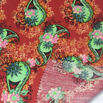 High quality rayon gauze fabric with digital printing